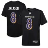 Lamar Jackson Baltimore Ravens Nike Youth Fashion Game Jersey Black Notable