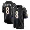 Lamar Jackson Remarkable Baltimore Ravens Nike Alternate Game Jersey Black