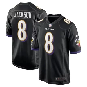 Lamar Jackson Remarkable Baltimore Ravens Nike Alternate Game Jersey Black
