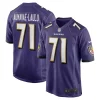 Malaesala Aumavae Laulu Baltimore Ravens Nike Team Game Impressive Jersey Purple