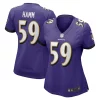 Malik Prime Hamm Baltimore Ravens Nike Women's Game Jersey Purple