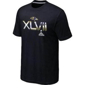 Men's Baltimore Ravens 2012 Super Bowl XLVII On Our Refined Way T Shirt Black