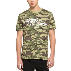 Men's Baltimore Ravens '47 Camo Alpha Prime T Shirt