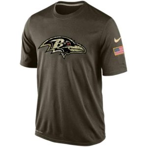Men's Baltimore Ravens Salute To Striking Service Dri FIT T Shirt