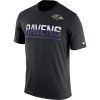 Men's Baltimore Splendid Ravens Practice Legend Performance T Shirt Black