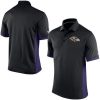 Men's NFL Baltimore Ravens Black Team Issue Alluring Performance Polo