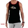 Men's NFL Baltimore Ravens Sideline Legend Authentic Fabulous Logo Tank Top Black_3