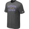 NFL Baltimore Ravens Heart & Soul NFL T Amazing Shirt Crow Grey