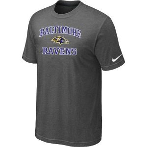 NFL Baltimore Ravens Heart & Soul NFL T Amazing Shirt Crow Grey