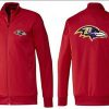 NFL Baltimore Ravens Team Logo Charming Jacket Red
