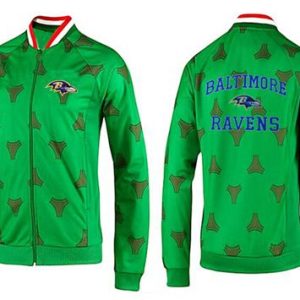 NFL Baltimore Top - notch Ravens Heart Jacket Green