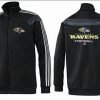 NFL Striking Baltimore Ravens Victory Jacket Black_2