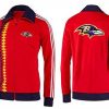 NFL Top - notch Baltimore Ravens Team Logo Jacket Orange