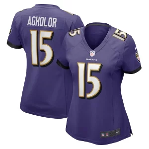 Nelson Alluring Agholor Baltimore Ravens Nike Women's Game Jersey Purple