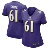 Nick Refined Samac Baltimore Ravens Nike Women's Game Jersey Purple