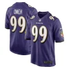 Odafe Oweh Baltimore Prime Ravens Nike Game Jersey Purple