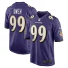 Odafe Oweh Baltimore Ravens Nike Game Player Jersey Superb Purple