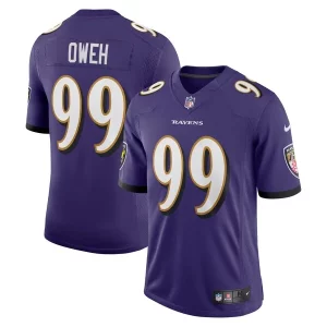 Odafe Oweh Baltimore Terrific Ravens Nike Vapor Limited Jersey Purple