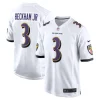 Odell Beckham Jr. Baltimore Ravens Nike Game Magnificent Jersey White
