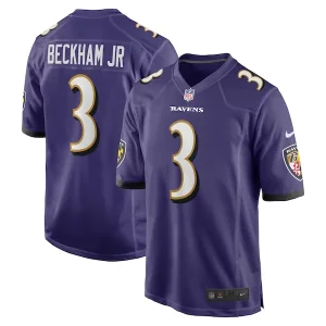 Odell Beckham Jr. Baltimore Ravens Nike Game Alluring Jersey Purple