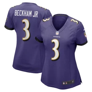 Odell Beckham Jr. Enchanting Baltimore Ravens Nike Women's Game Jersey Purple