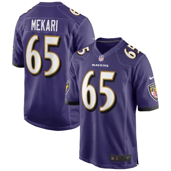 Patrick Mekari Baltimore Ravens Nike Game Remarkable Player Jersey Purple