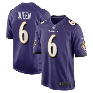 Patrick Queen Baltimore Ravens Nike Game Player Jersey Fabulous Purple