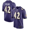 Patrick Ricard Baltimore Ravens Nike Game Jersey Purple Dashing