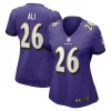 Rasheen Ali Baltimore Ravens Nike Women's Game Jersey Charming Purple
