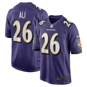 Rasheen Impressive Ali Baltimore Ravens Nike Team Game Jersey Purple