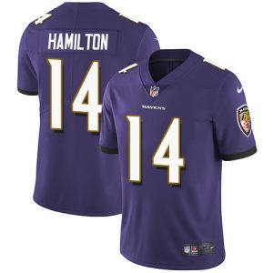 Ravens #14 Premium Kyle Hamilton Purple Team Color Men's Stitched NFL Vapor Untouchable Limited Jersey
