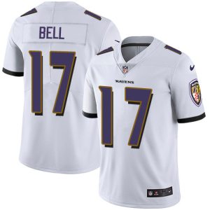 Ravens #17 Le'Veon Bell White Men's Stitched NFL Vapor Untouchable Limited Jersey Terrific