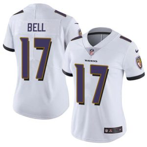 Ravens #17 Le'Veon Bell White Superior Women's Stitched NFL Vapor Untouchable Limited Jersey