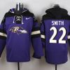 Ravens #22 Jimmy Smith Remarkable Purple Player Pullover NFL Hoodie