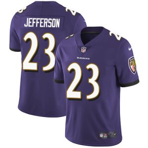 Ravens #23 Tony Jefferson Purple Team Color Men's Prime Stitched NFL Vapor Untouchable Limited Jersey