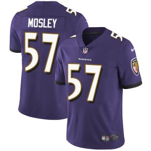 Ravens #57 C.J. Mosley Purple Team Marvelous Color Youth Stitched NFL Vapor Untouchable Limited Jersey