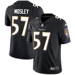Ravens #57 Outstanding C.J. Mosley Black Alternate Youth Stitched NFL Vapor Untouchable Limited Jersey