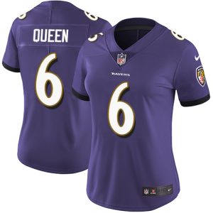 Ravens #6 Patrick Queen Purple Team Color Women's Stitched NFL Vapor Enchanting Untouchable Limited Jersey