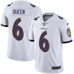 Ravens #6 Patrick Queen White Youth Stitched NFL Vapor Untouchable Marvelous Limited Jersey