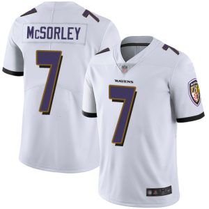 Ravens #7 Trace McSorley White Youth Magnificent Stitched NFL Vapor Untouchable Limited Jersey