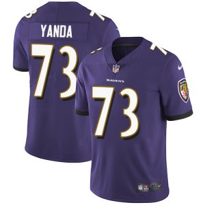 Ravens #73 Marshal Yanda Magnificent Purple Team Color Men's Stitched NFL Vapor Untouchable Limited Jersey