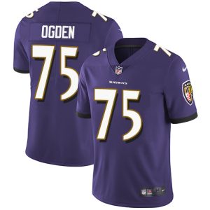 Ravens #75 Exquisite Jonathan Ogden Purple Team Color Men's Stitched NFL Vapor Untouchable Limited Jersey