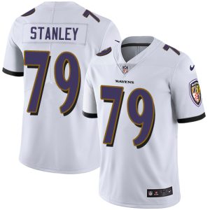 Ravens #79 Ronnie Stanley Charming White Men's Stitched NFL Vapor Untouchable Limited Jersey