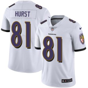 Ravens #81 Hayden Hurst Remarkable White Youth Stitched NFL Vapor Untouchable Limited Jersey