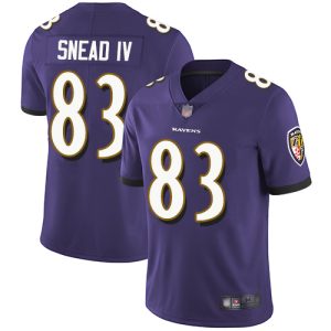 Ravens #83 Willie Snead IV Purple Team Color Youth Stitched NFL Notable Vapor Untouchable Limited Jersey
