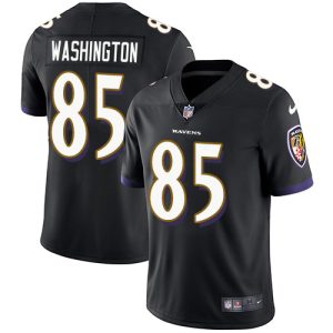 Ravens #85 Scotty Washington Black Alternate Youth Stitched NFL Vapor Untouchable Amazing Limited Jersey