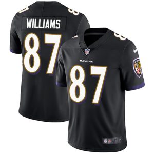 Ravens #87 Maxx Dashing Williams Black Alternate Youth Stitched NFL Vapor Untouchable Limited Jersey