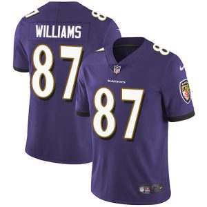Ravens #87 Maxx Williams Purple Team Color Youth Prime Stitched NFL Vapor Untouchable Limited Jersey