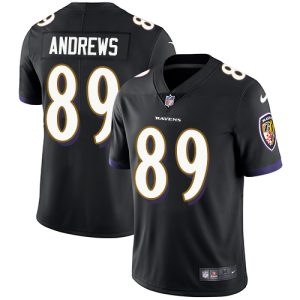 Ravens #89 Mark Andrews Black Alternate Men's Stitched NFL Vapor Untouchable Distinguished Limited Jersey