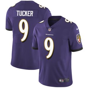 Ravens #9 Justin Tucker Purple Team Color Men's Stitched NFL Vapor Untouchable Remarkable Limited Jersey